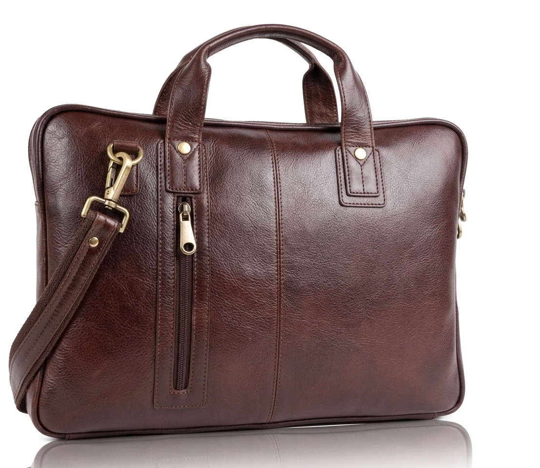 Elite Officer Leather Messenger